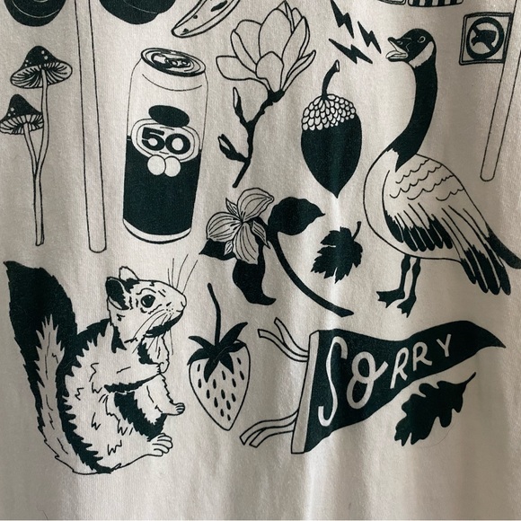 Soft Flirt Forest City Forever Cotton T Shirt Women’s Small - Picture 4 of 5